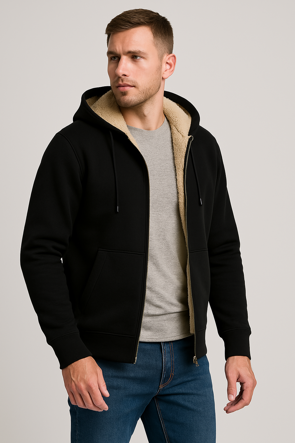 Zimní vesta s vlněnou podšívkou pro maximální teplo