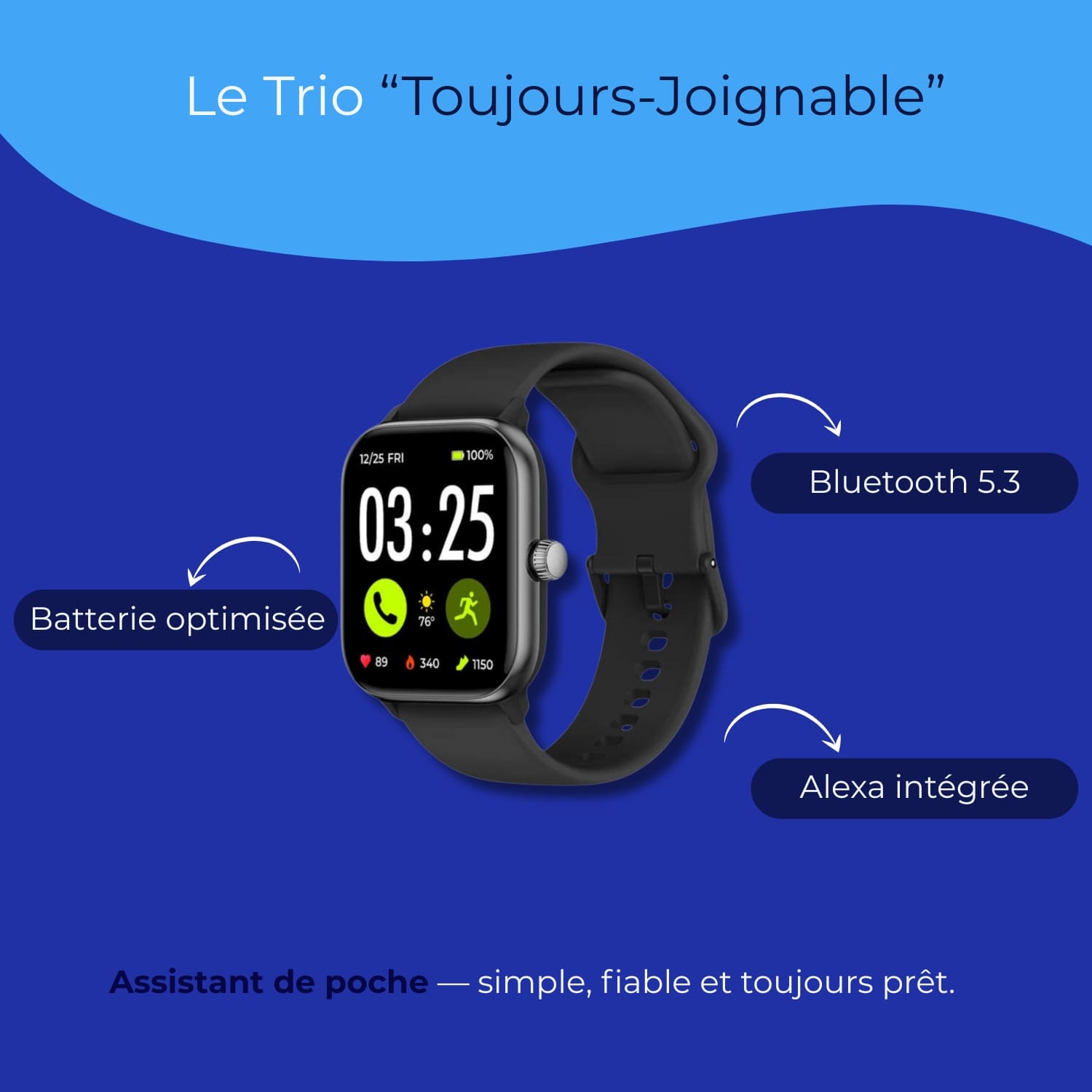 IW10 – Montre Connectée Professionnelle