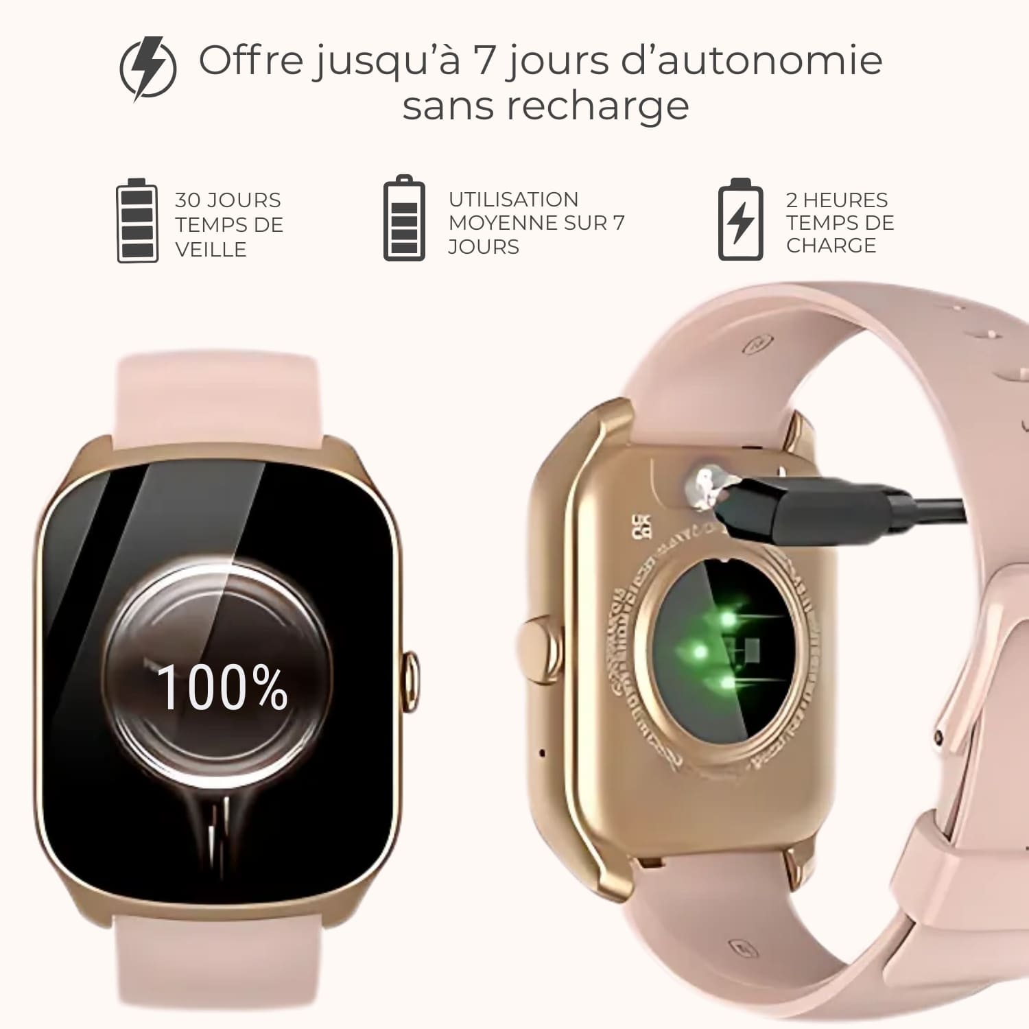 Smartwatch IW10 - Votre Partenaire Bien-Être au Quotidien, Pensée pour les Mères Modernes