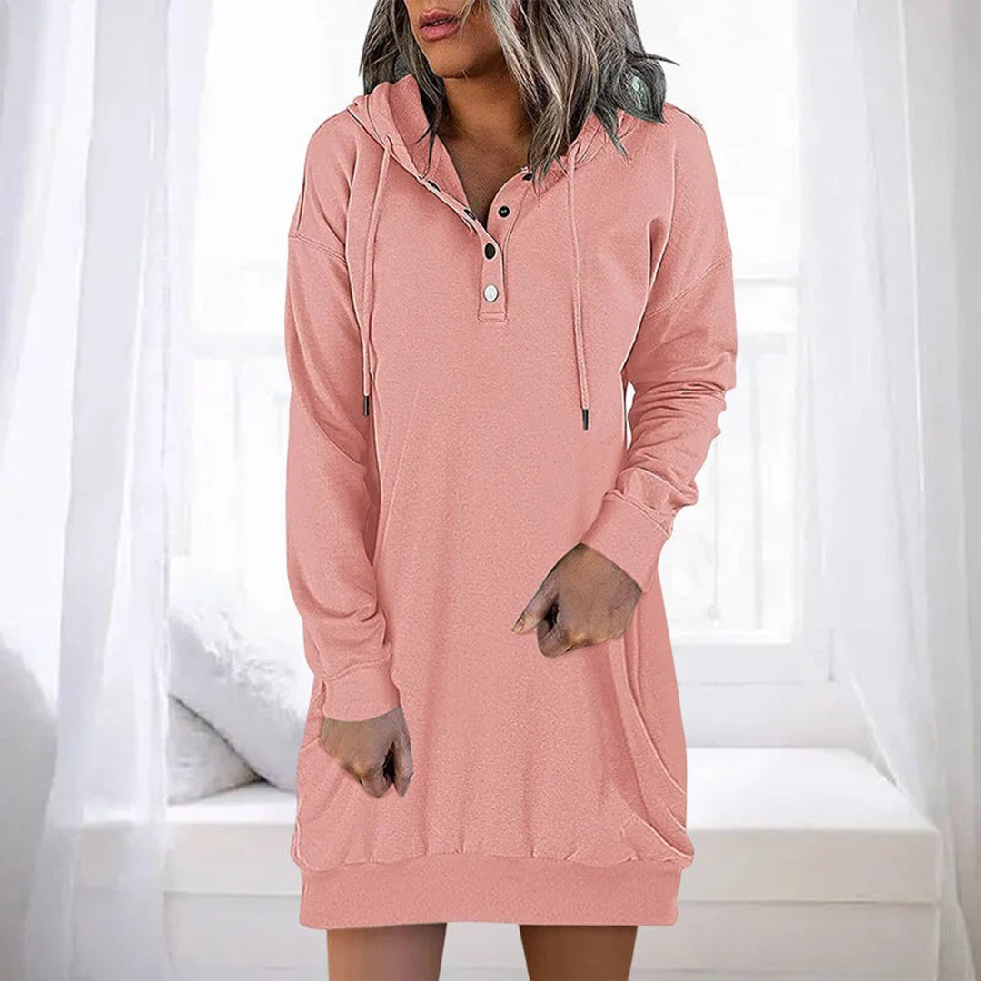 ALLEGRA - Casual Hoodie Dress for Spring/Summer