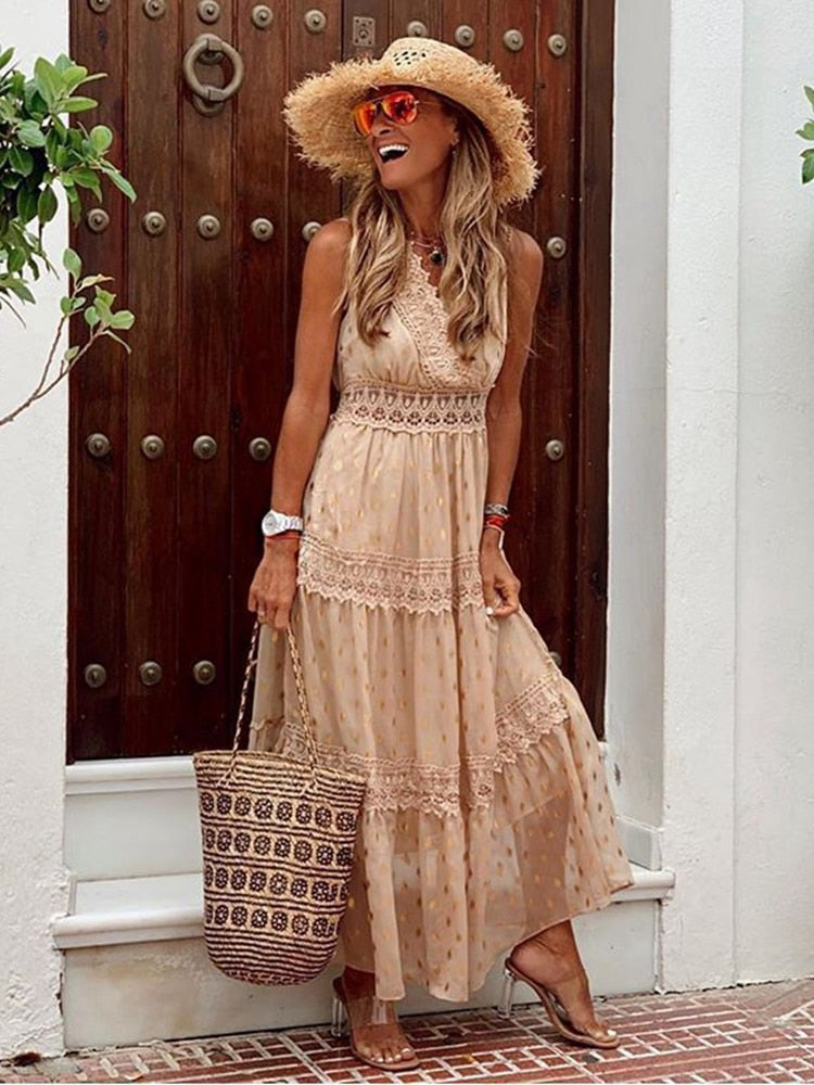 Solana - Bohemian Ibiza Dress