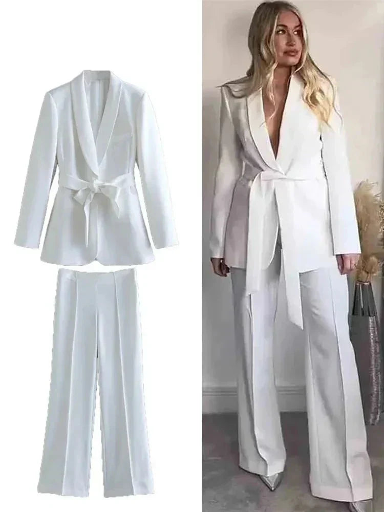 Halina - Sako a kalhoty Set