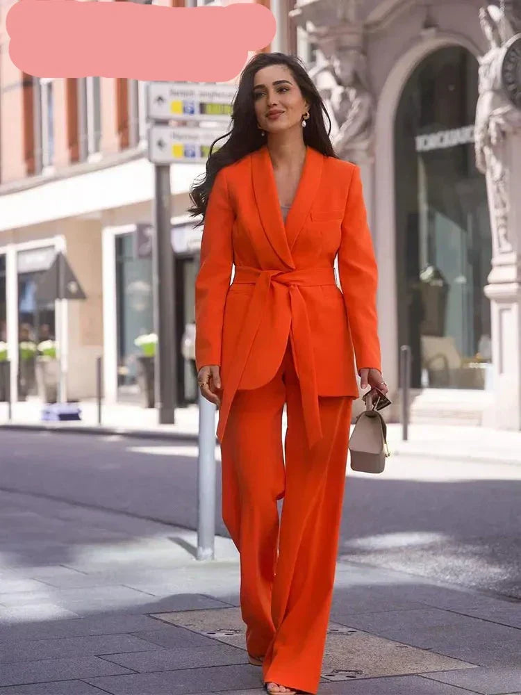 Halina - Sako a kalhoty Set