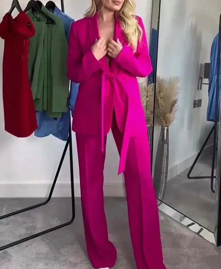 Halina - Sako a kalhoty Set